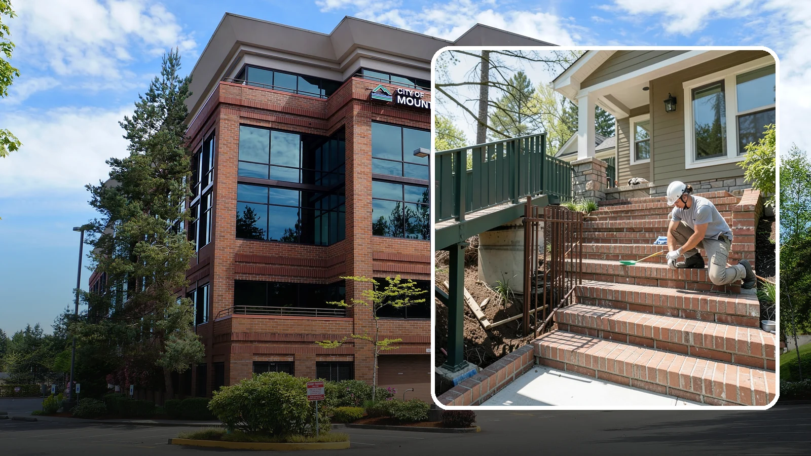 Brick Steps Construction in Mountlake Terrace, Snohomish County, WA - Crafting classic brick steps that pair timeless looks with the durability to handle Northwest moisture.