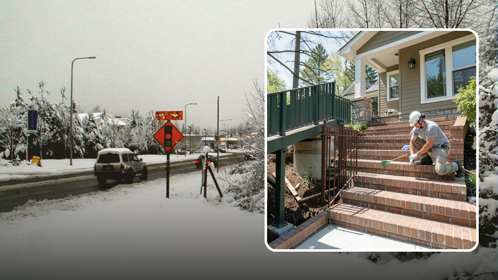 Brick Steps Construction in Newcastle, King County, WA - Crafting classic brick steps that pair timeless looks with the durability to handle Northwest moisture.