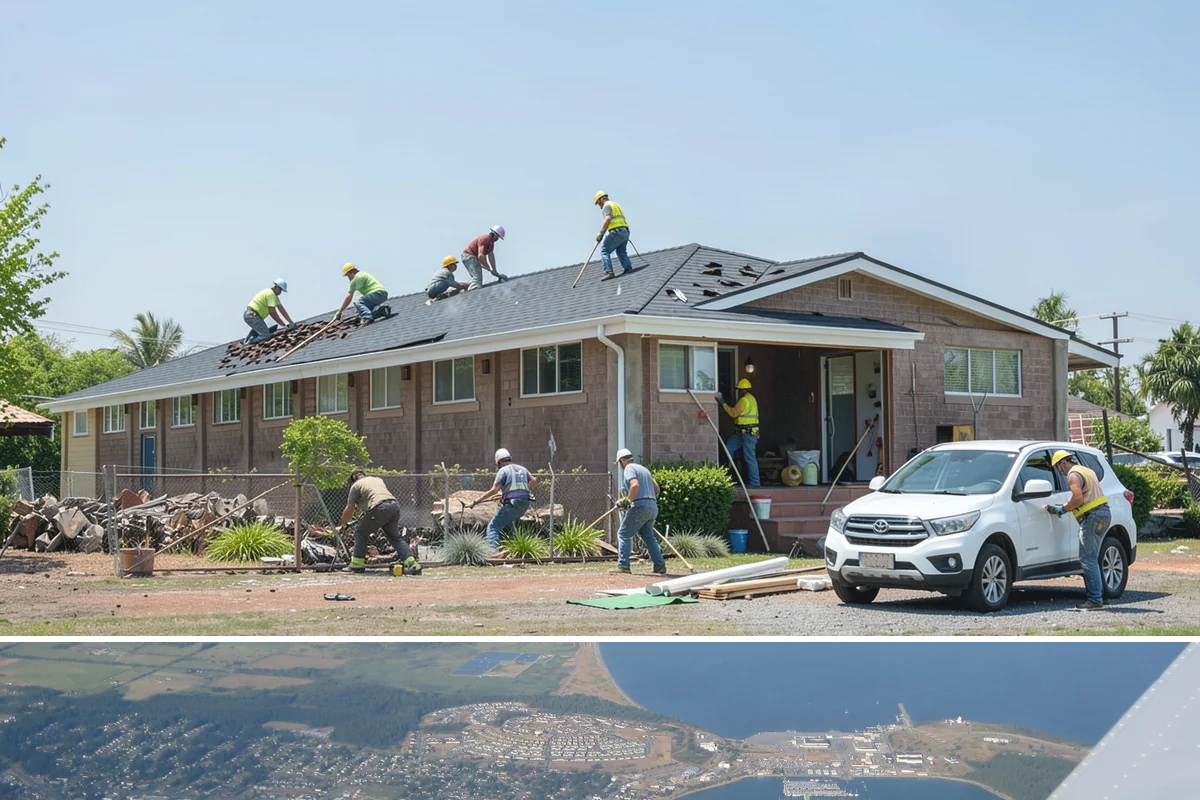 Brick Steps Construction in Oak Harbor, Island County, WA - Brick and mortar work is best done in dry weather so the mortar cures properly, favoring the summer months.