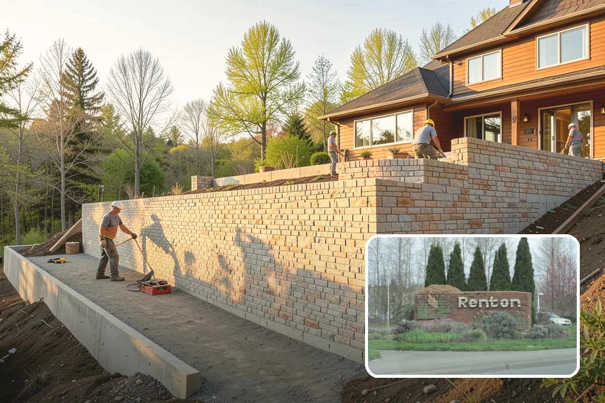 Brick Steps Construction in Renton, King County, WA - Timeless, traditional appearance