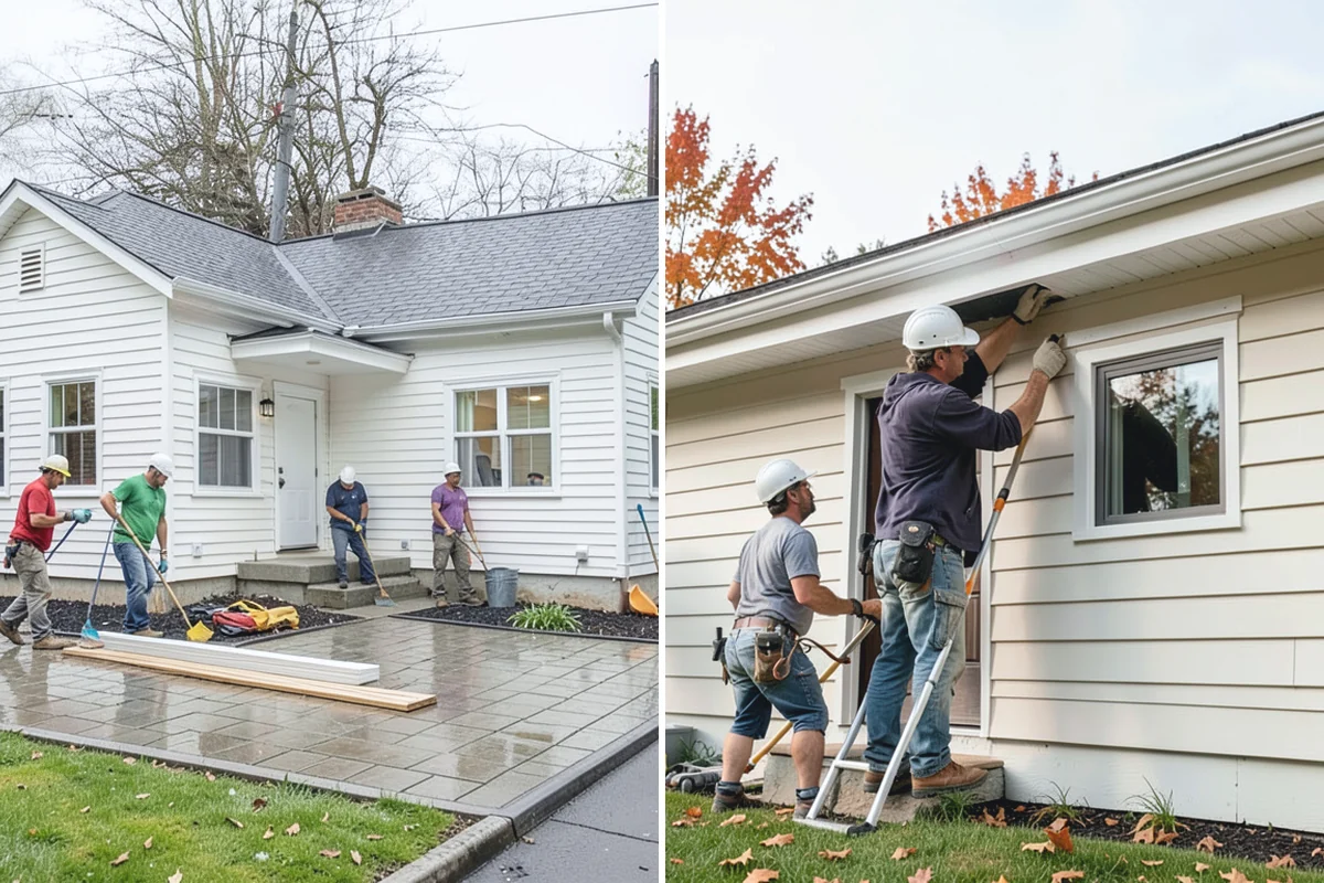 Brick Steps Construction in Renton, King County, WA - Plan the layout and pour a reinforced footing
