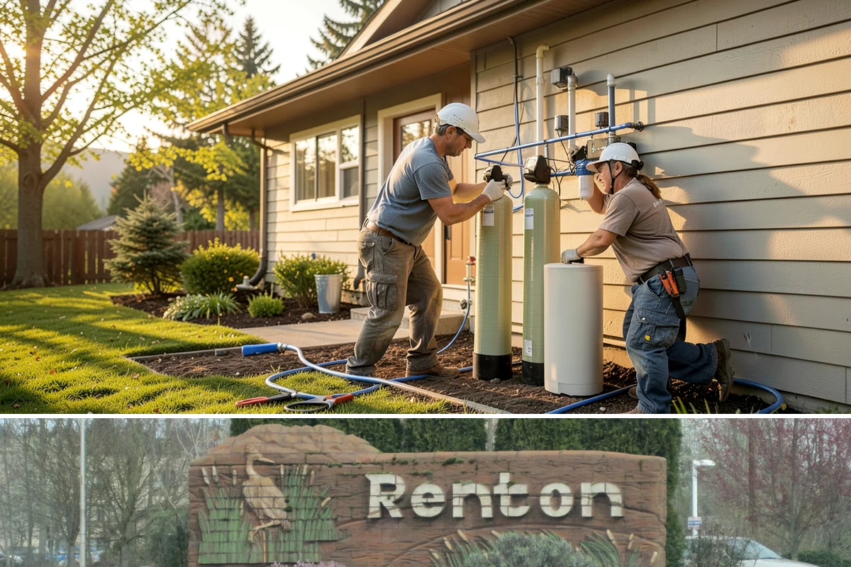 Brick Steps Construction in Renton, King County, WA - Brick and mortar work is best done in dry weather so the mortar cures properly, favoring the summer months.