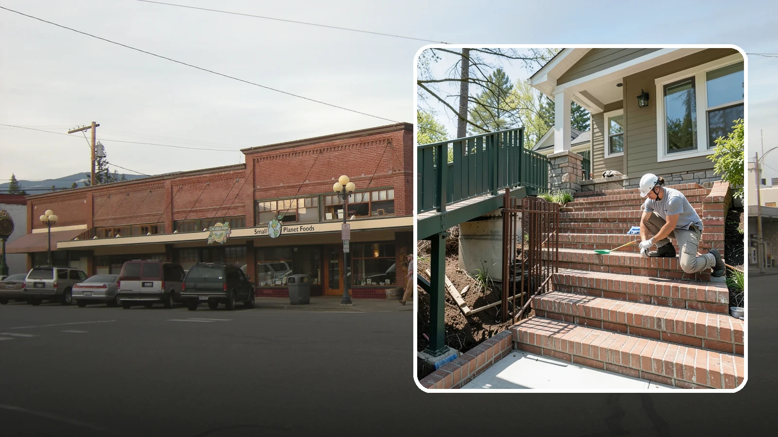 Brick Steps Construction in Sedro-Woolley, Skagit County, WA - Crafting classic brick steps that pair timeless looks with the durability to handle Northwest moisture.