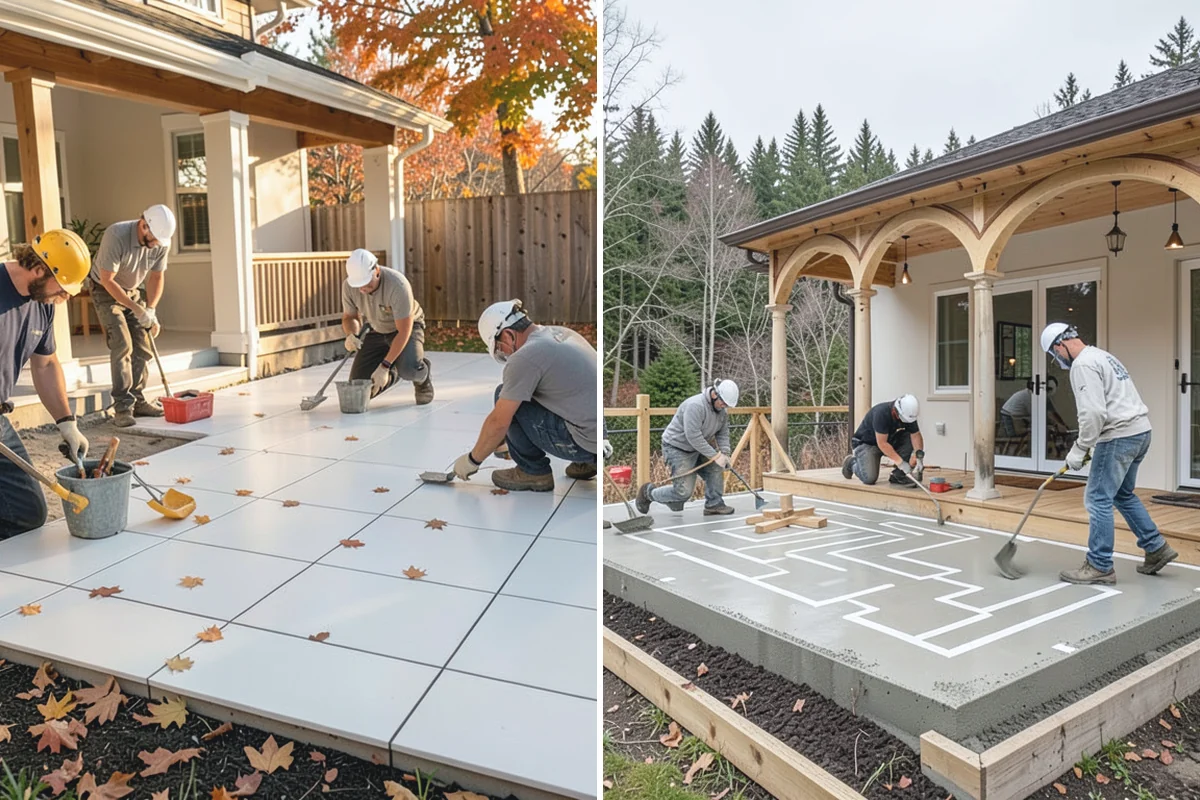 Brick Steps Construction in Skykomish, King County, WA - Plan the layout and pour a reinforced footing
