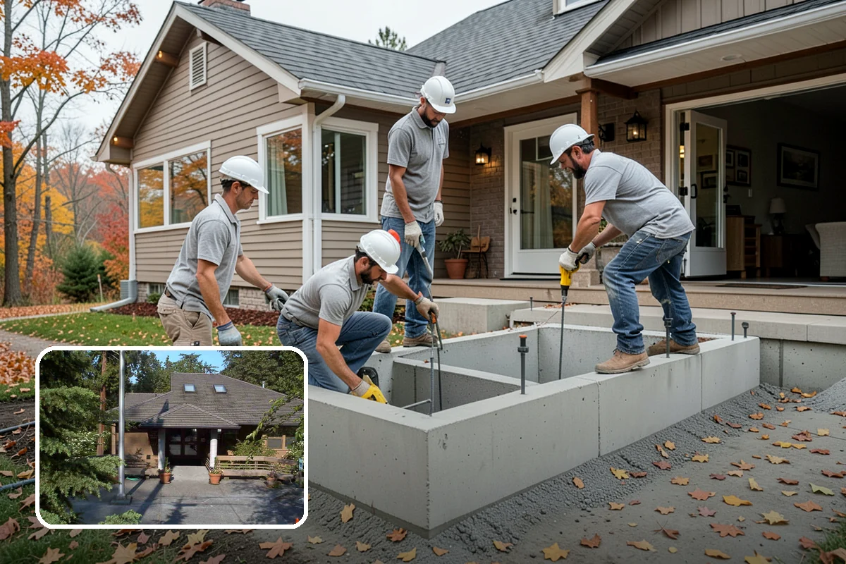 Brick Steps Construction in Yarrow Point, King County, WA - Timeless, traditional appearance