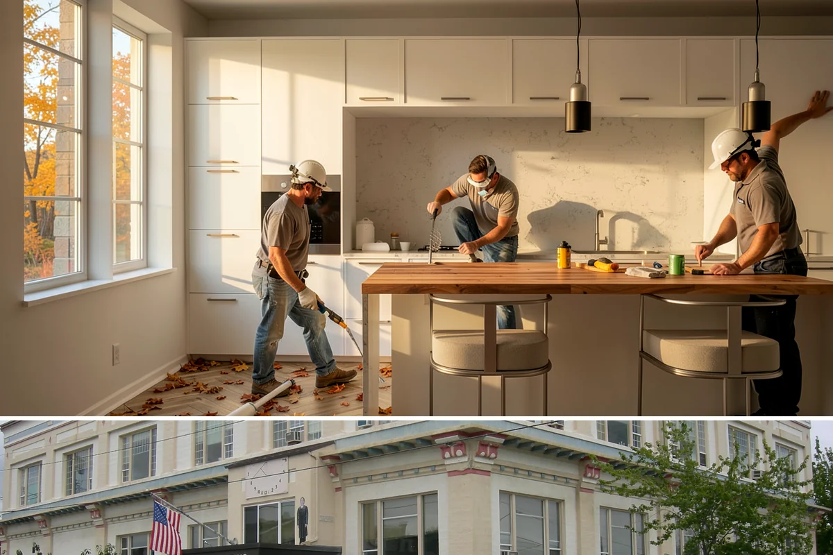 Brick Veneer Installation in Anacortes, Skagit County, WA - Mild, dry weather from late spring to early fall lets veneer mortar cure without rain washout.