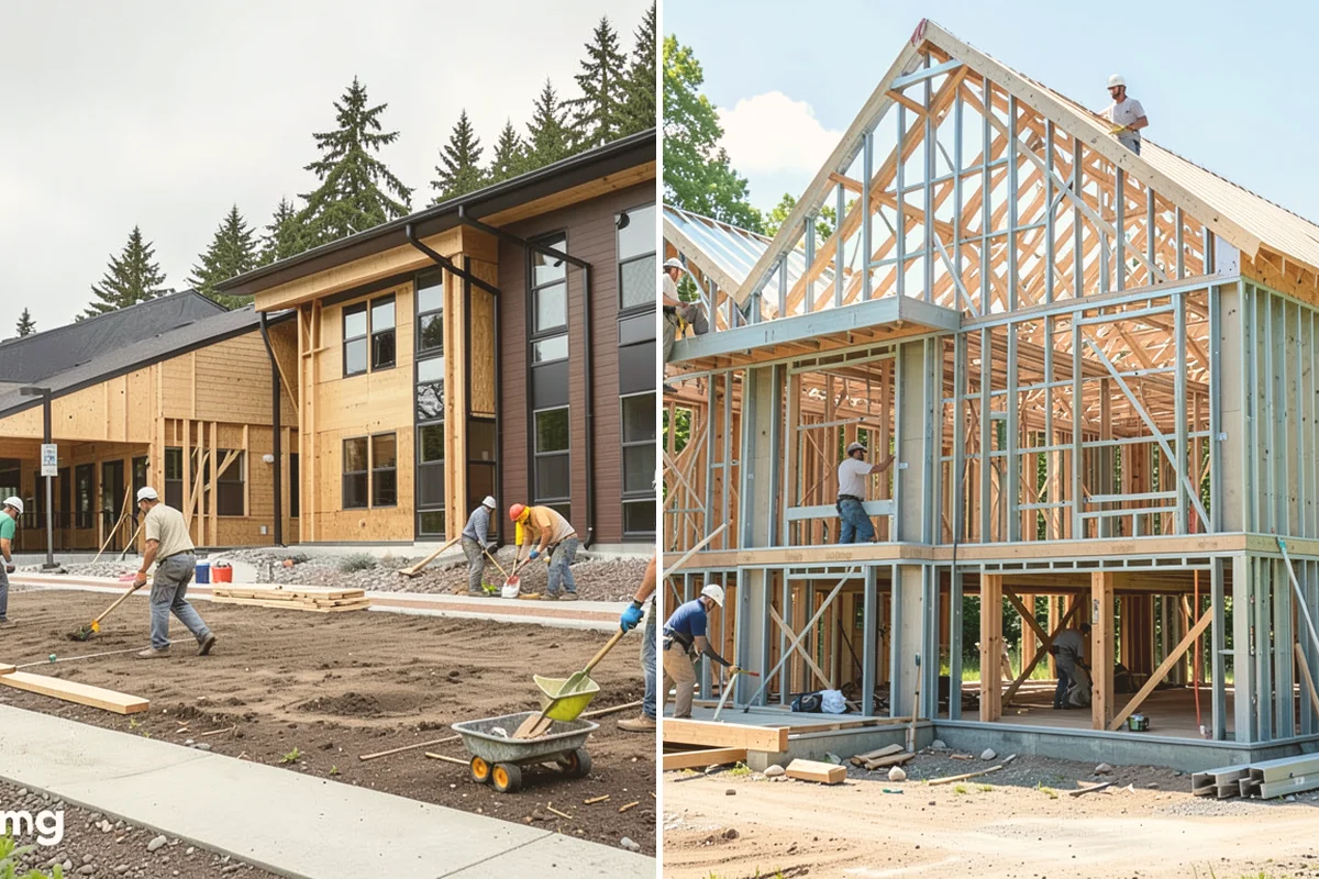 Brick Veneer Installation in Bellevue, King County, WA - Prepare the backing, flashing, and air gap