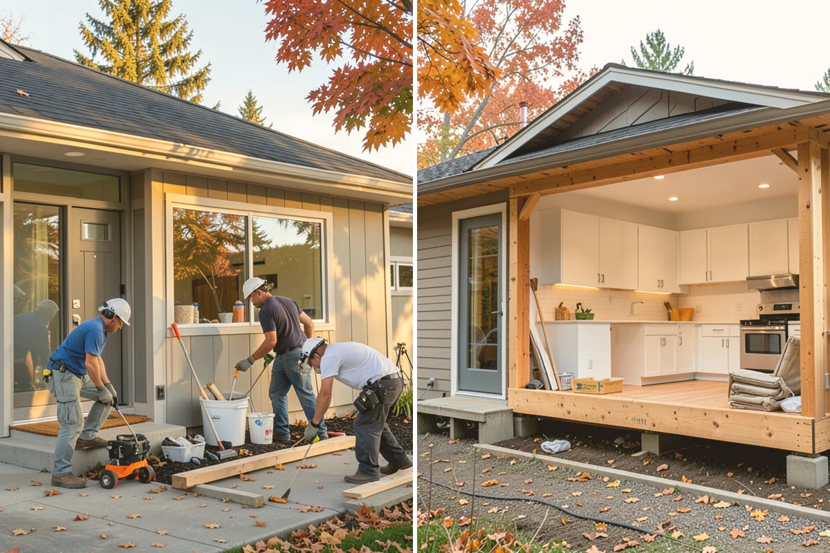 Brick Veneer Installation in Bothell, King County, WA - Prepare the backing, flashing, and air gap