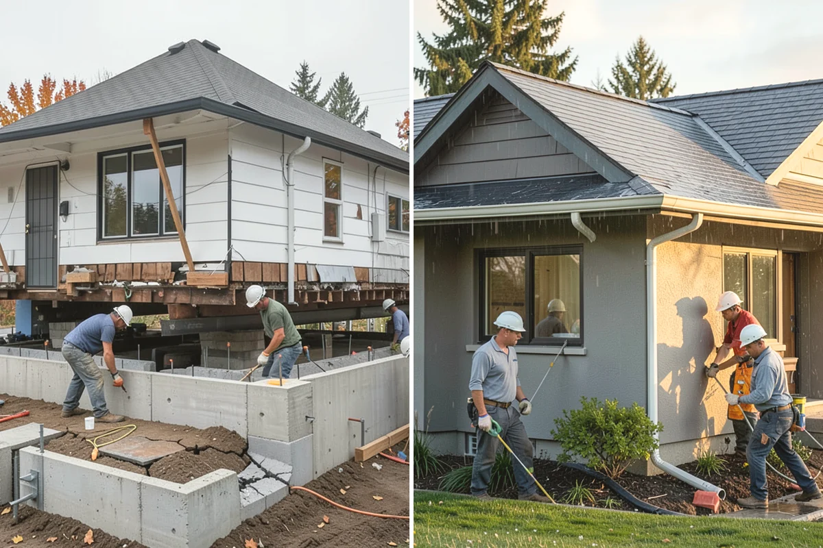 Brick Veneer Installation in Carnation, King County, WA - Prepare the backing, flashing, and air gap