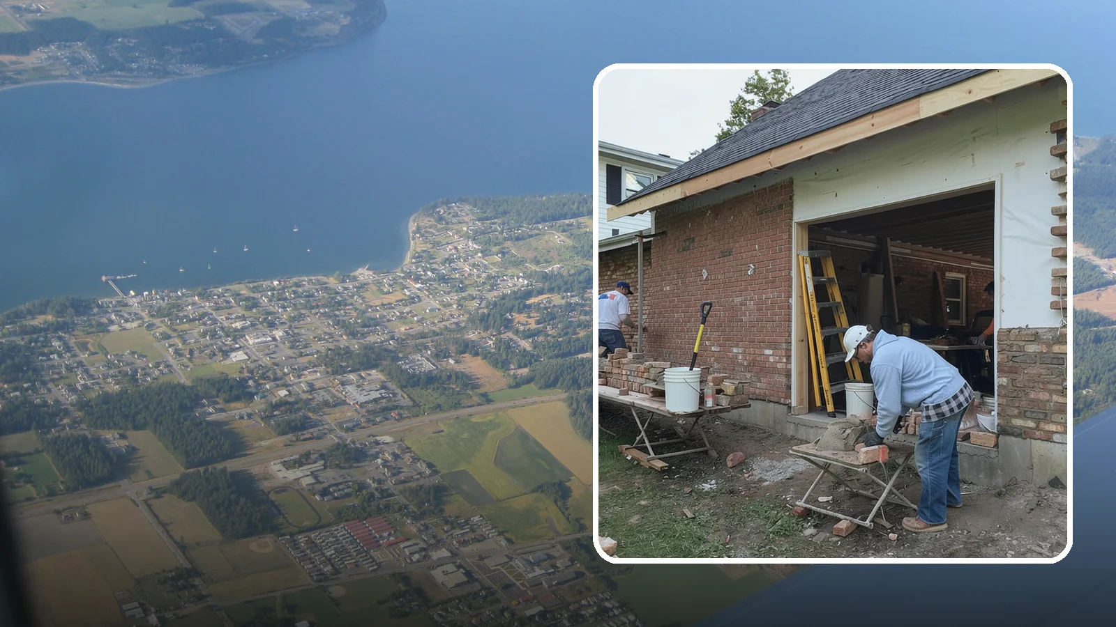 Brick Veneer Installation in Coupeville, Island County, WA - Classic brick veneer that dresses your exterior with lasting charm and built-in moisture management.