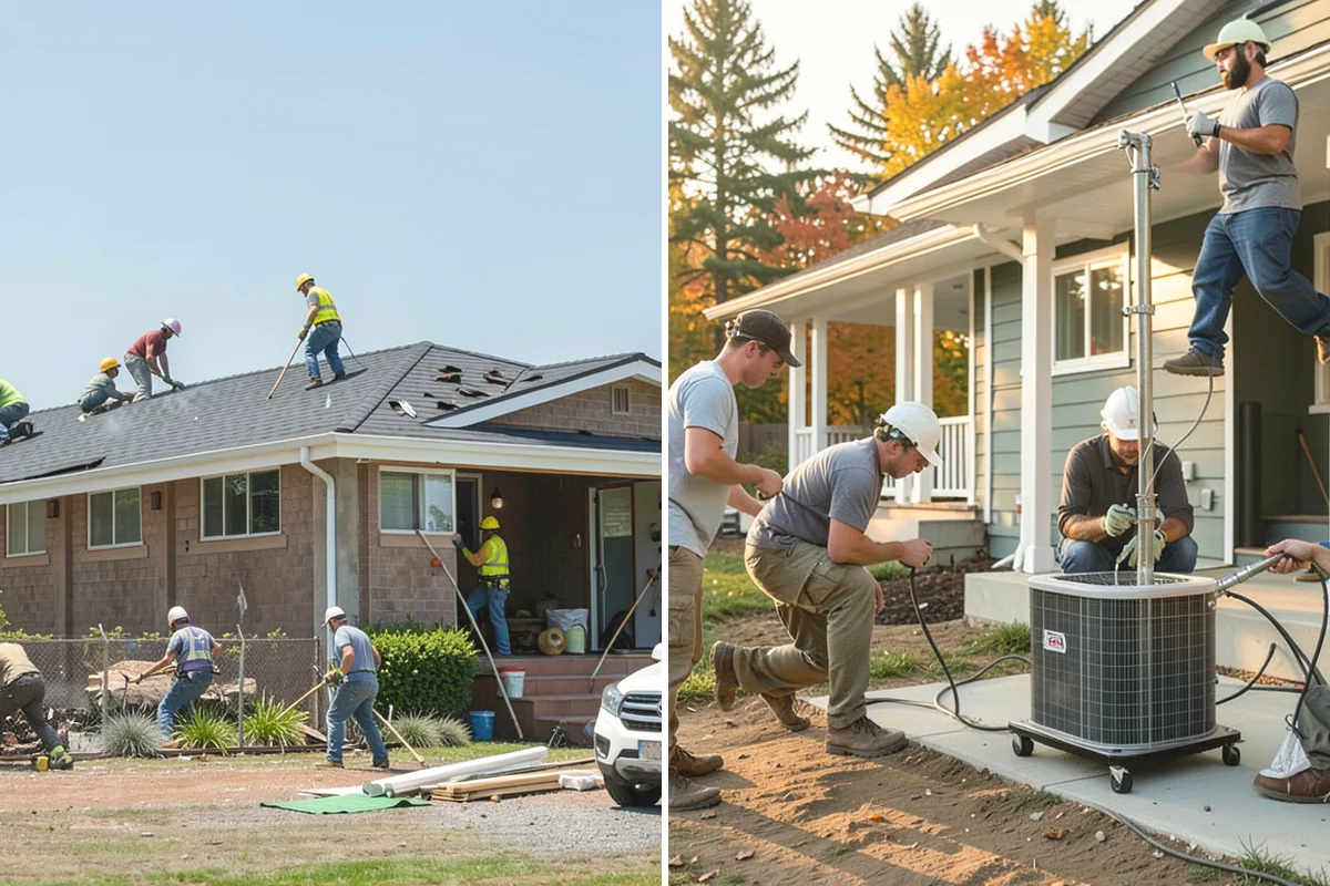 Brick Veneer Installation in Covington, King County, WA - Prepare the backing, flashing, and air gap