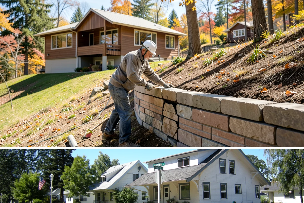 Brick Veneer Installation in DuPont, Pierce County, WA - Mild, dry weather from late spring to early fall lets veneer mortar cure without rain washout.