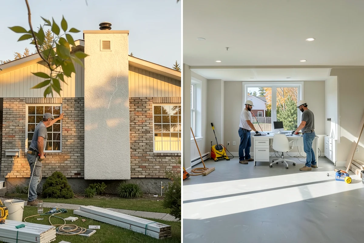 Brick Veneer Installation in Federal Way, King County, WA - Prepare the backing, flashing, and air gap