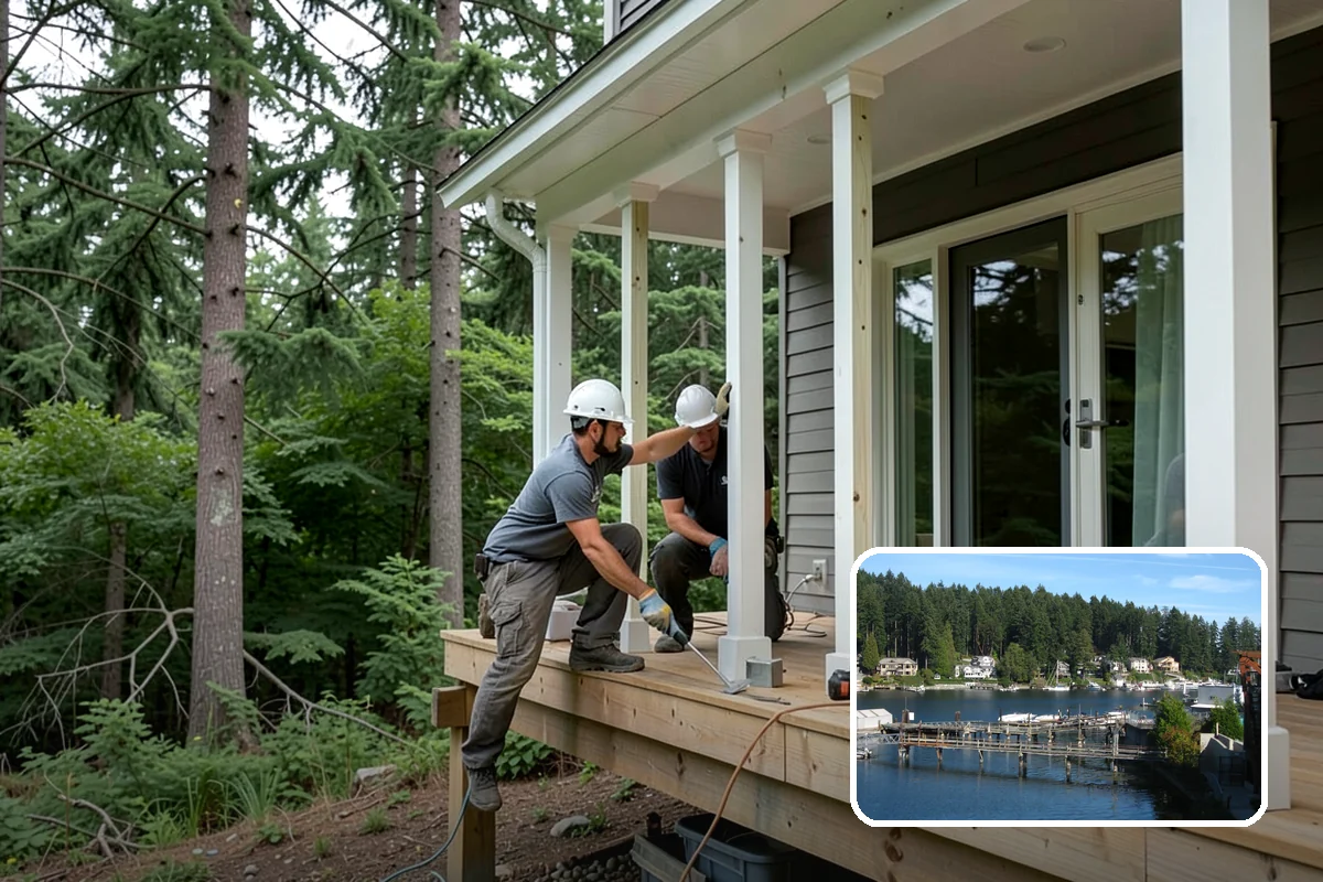 Brick Veneer Installation in Gig Harbor, Pierce County, WA - Timeless masonry look over framed walls