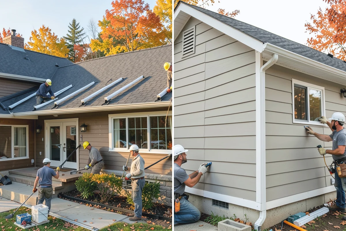 Brick Veneer Installation in Gold Bar, Snohomish County, WA - Prepare the backing, flashing, and air gap