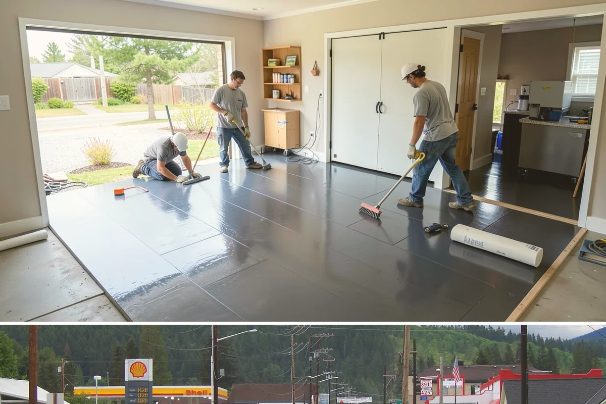 Brick Veneer Installation in Granite Falls, Snohomish County, WA - Mild, dry weather from late spring to early fall lets veneer mortar cure without rain washout.
