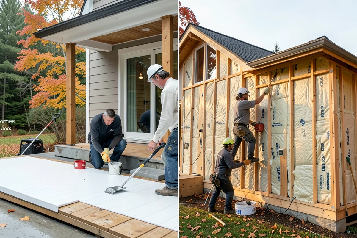 Brick Veneer Installation in Hunts Point, King County, WA - Prepare the backing, flashing, and air gap