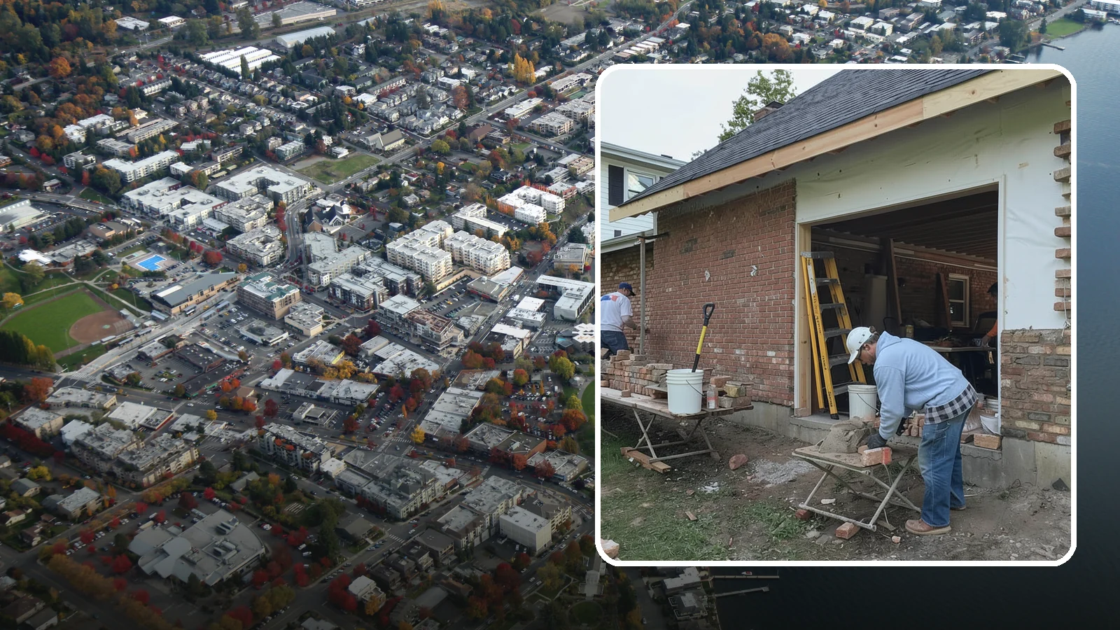 Brick Veneer Installation in Kirkland, King County, WA - Classic brick veneer that dresses your exterior with lasting charm and built-in moisture management.