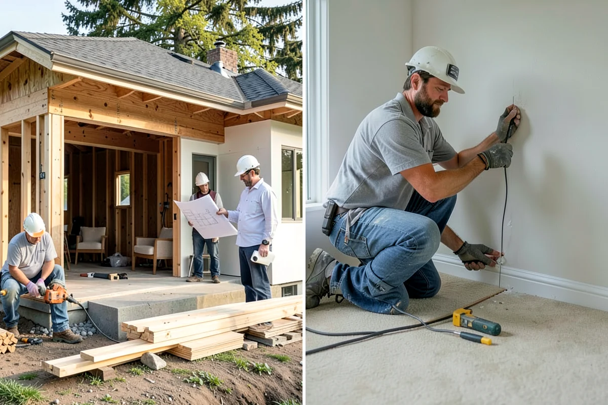 Brick Veneer Installation in Lakewood, Pierce County, WA - Prepare the backing, flashing, and air gap