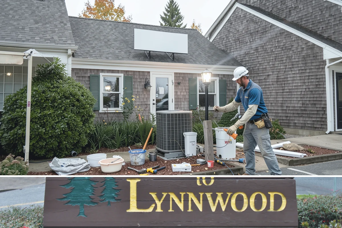 Brick Veneer Installation in Lynnwood, Snohomish County, WA - Mild, dry weather from late spring to early fall lets veneer mortar cure without rain washout.