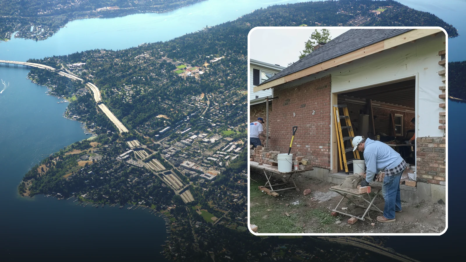 Brick Veneer Installation in Mercer Island, King County, WA - Classic brick veneer that dresses your exterior with lasting charm and built-in moisture management.