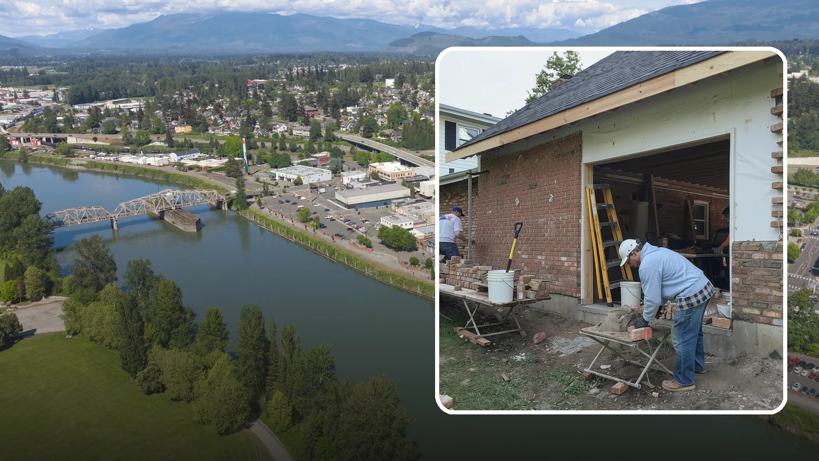 Brick Veneer Installation in Mount Vernon, Skagit County, WA - Classic brick veneer that dresses your exterior with lasting charm and built-in moisture management.