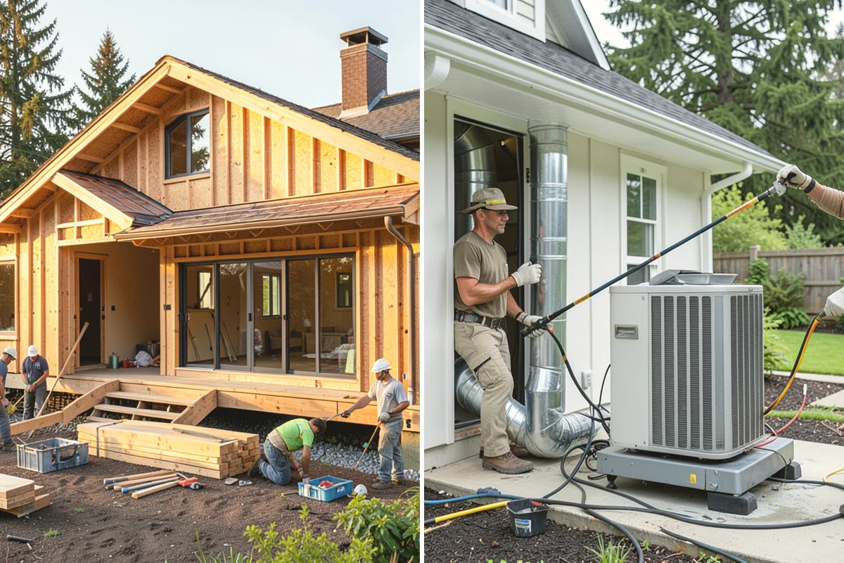 Brick Veneer Installation in Mountlake Terrace, Snohomish County, WA - Prepare the backing, flashing, and air gap