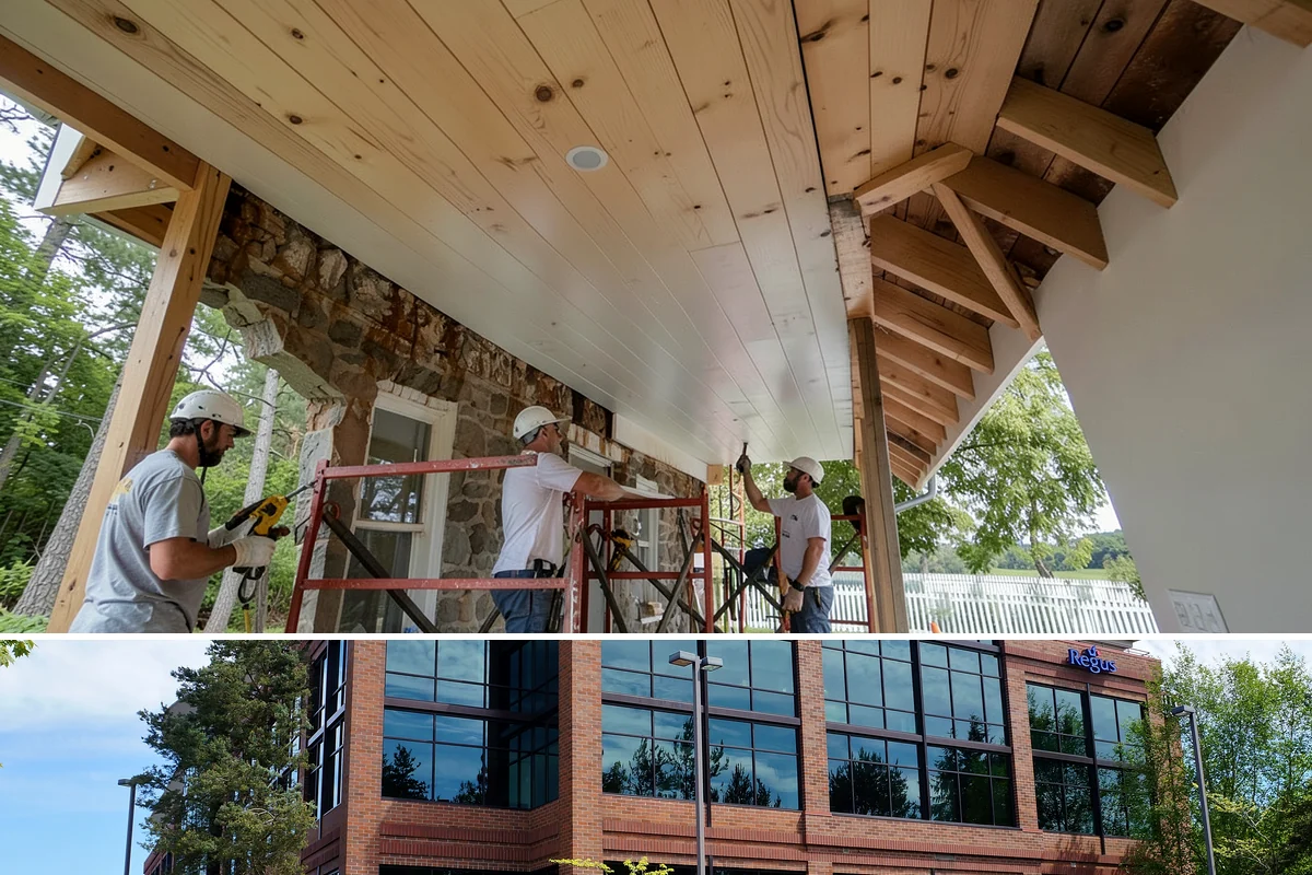 Brick Veneer Installation in Mountlake Terrace, Snohomish County, WA - Mild, dry weather from late spring to early fall lets veneer mortar cure without rain washout.