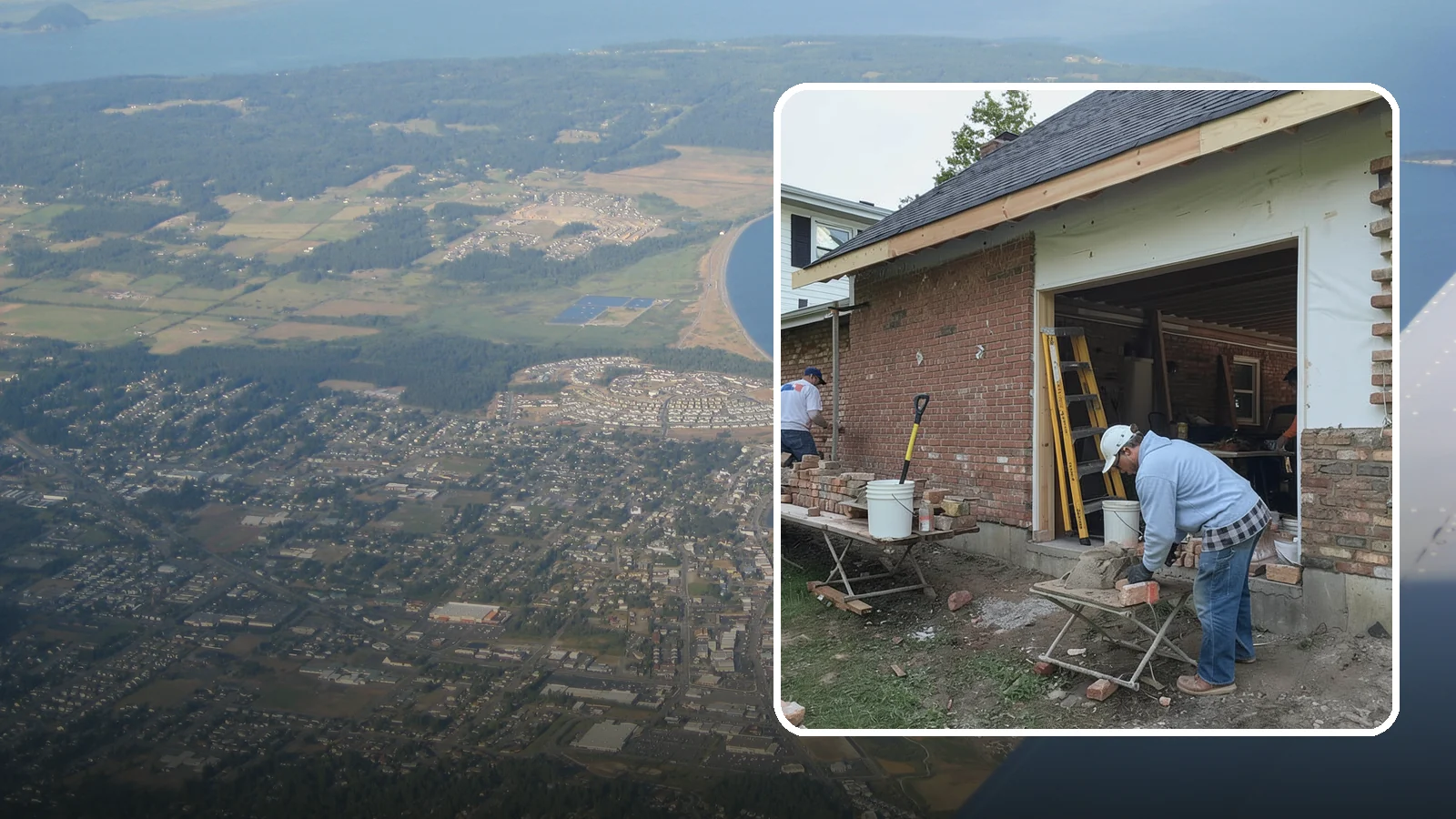 Brick Veneer Installation in Oak Harbor, Island County, WA - Classic brick veneer that dresses your exterior with lasting charm and built-in moisture management.