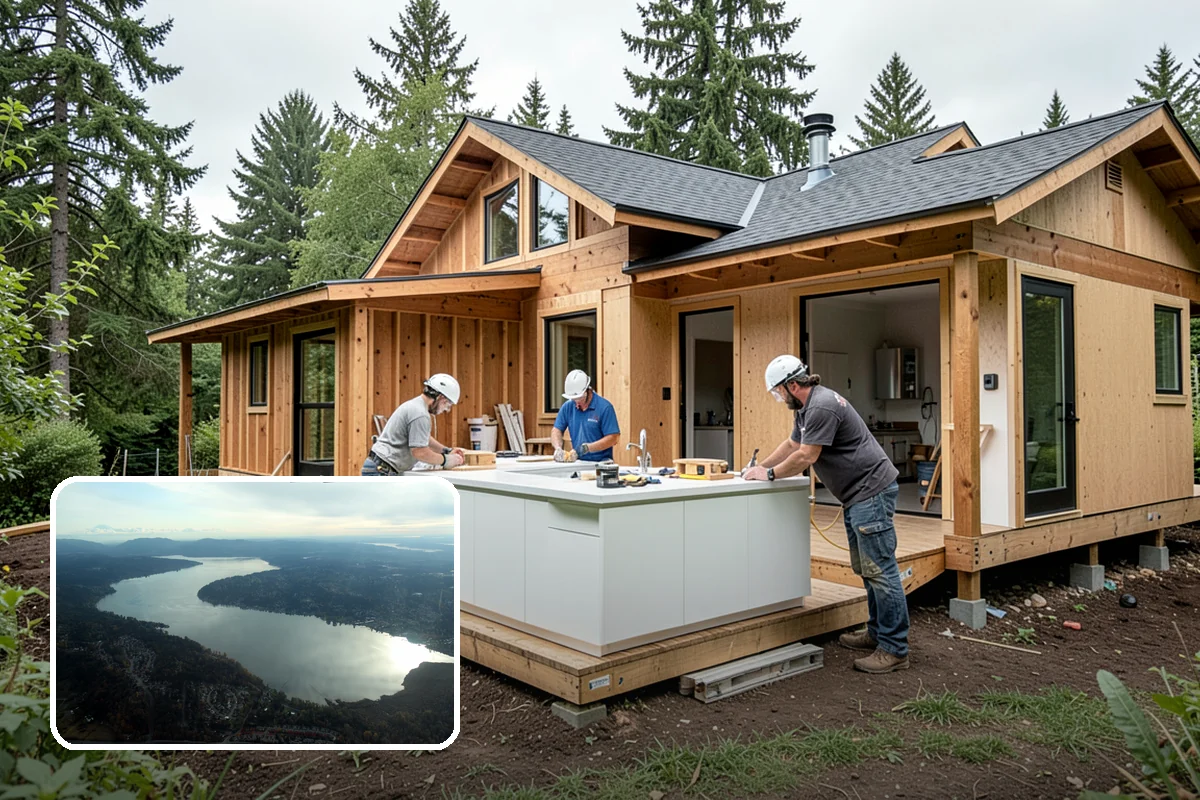 Brick Veneer Installation in Sammamish, King County, WA - Timeless masonry look over framed walls