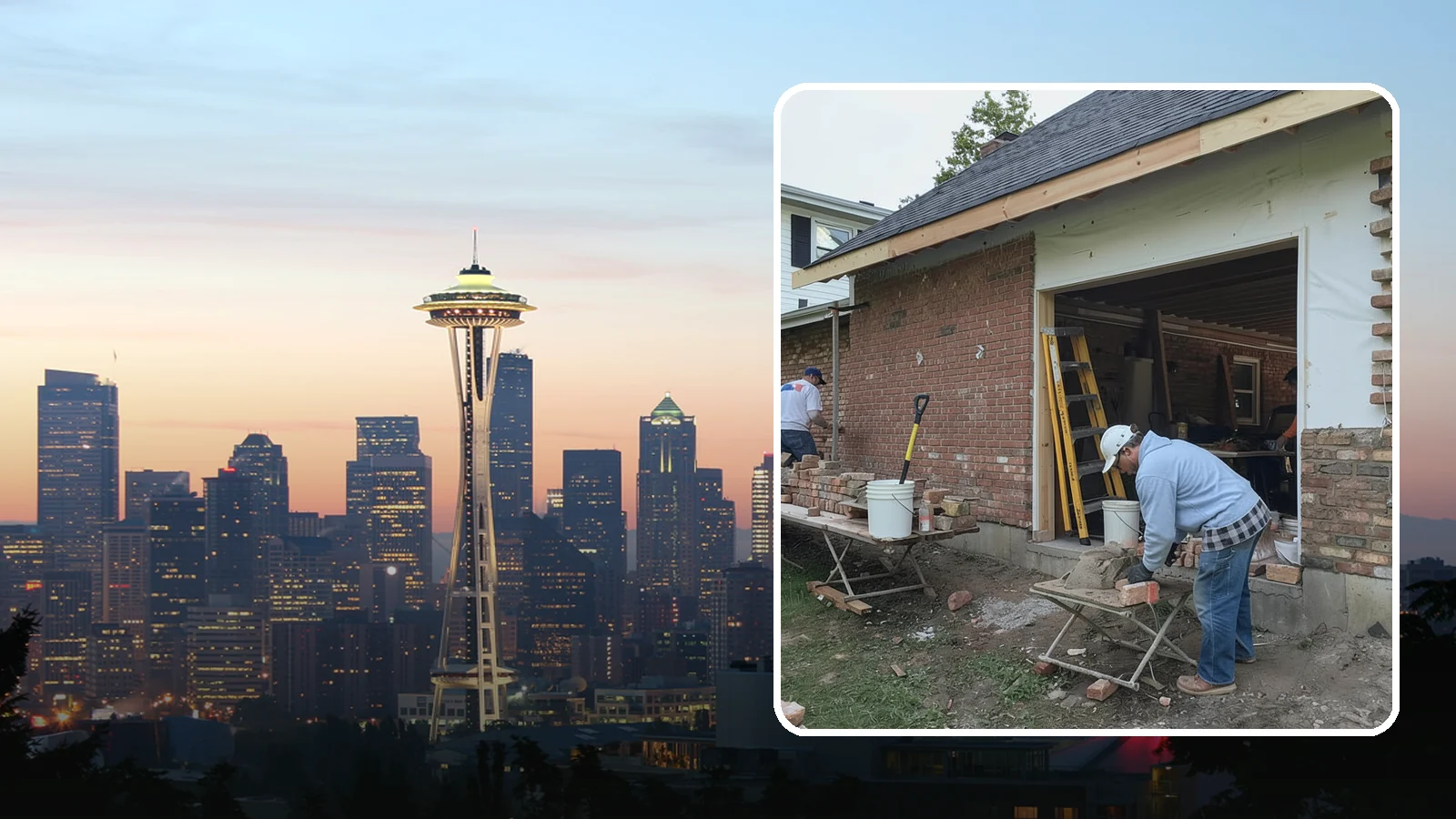 Brick Veneer Installation in Seattle, King County, WA - Classic brick veneer that dresses your exterior with lasting charm and built-in moisture management.