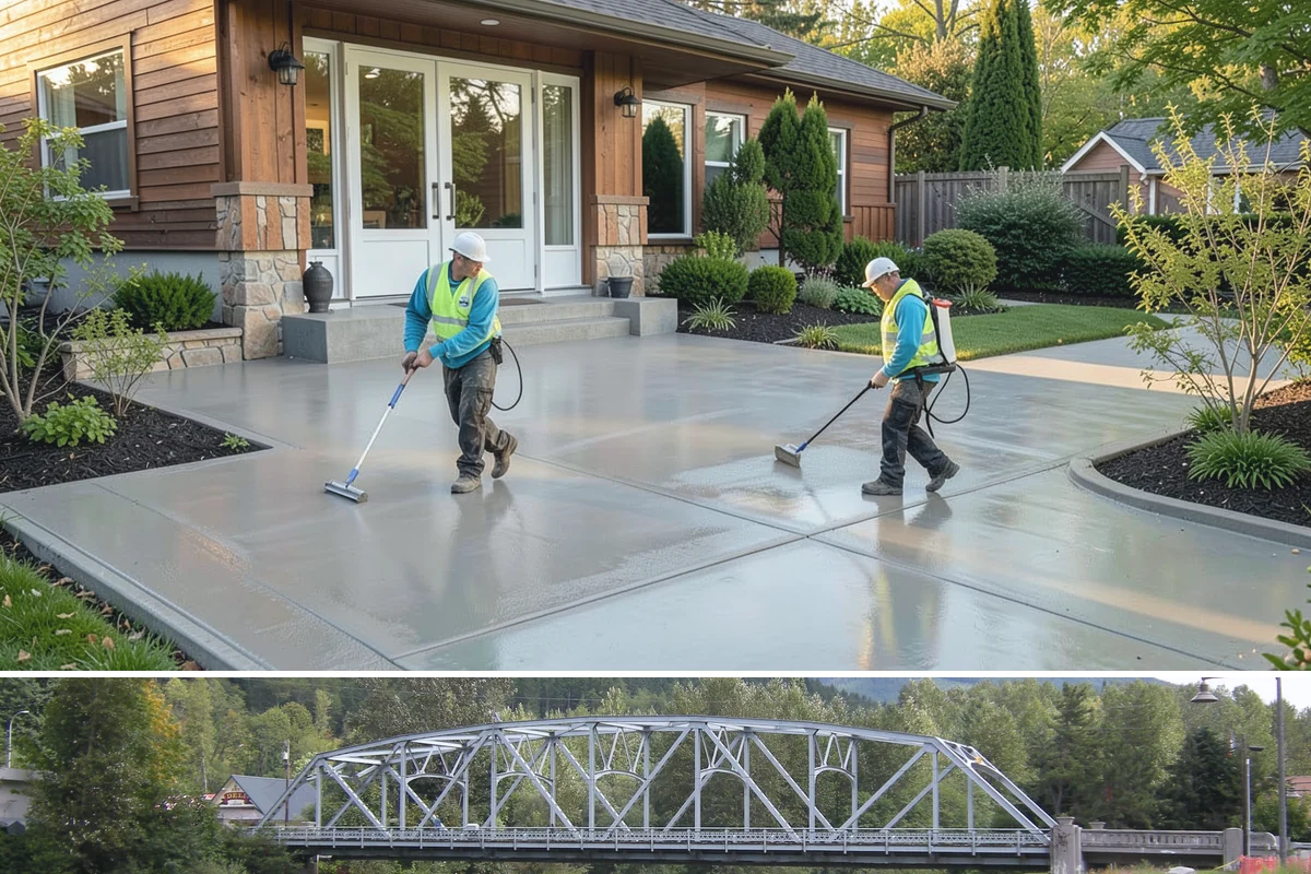 Brick Veneer Installation in Skykomish, King County, WA - Mild, dry weather from late spring to early fall lets veneer mortar cure without rain washout.