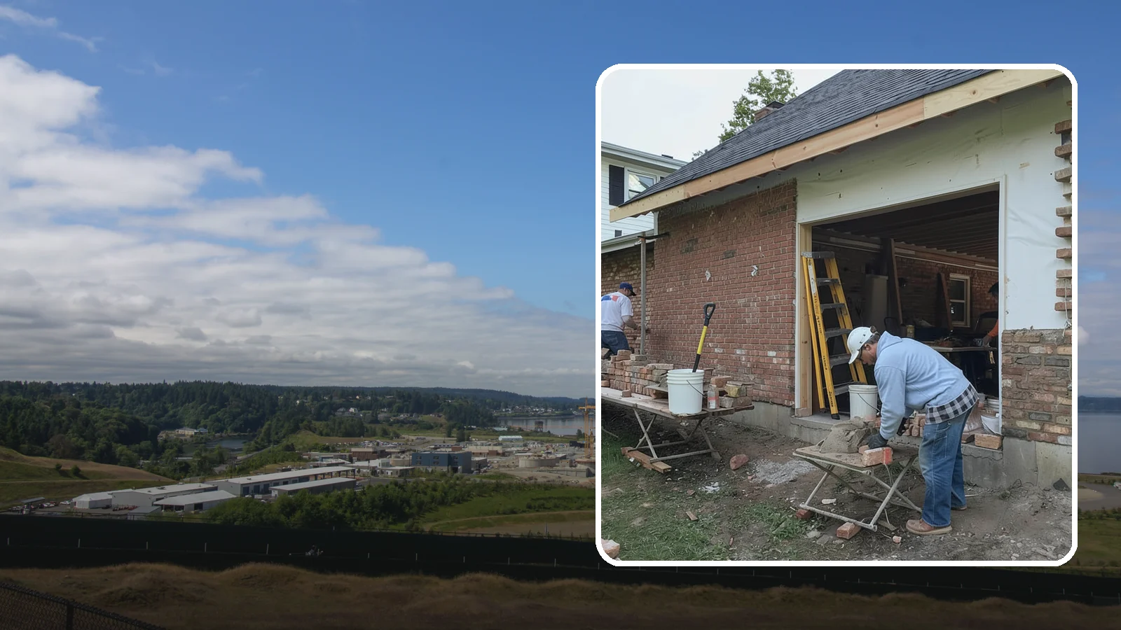 Brick Veneer Installation in University Place, Pierce County, WA - Classic brick veneer that dresses your exterior with lasting charm and built-in moisture management.