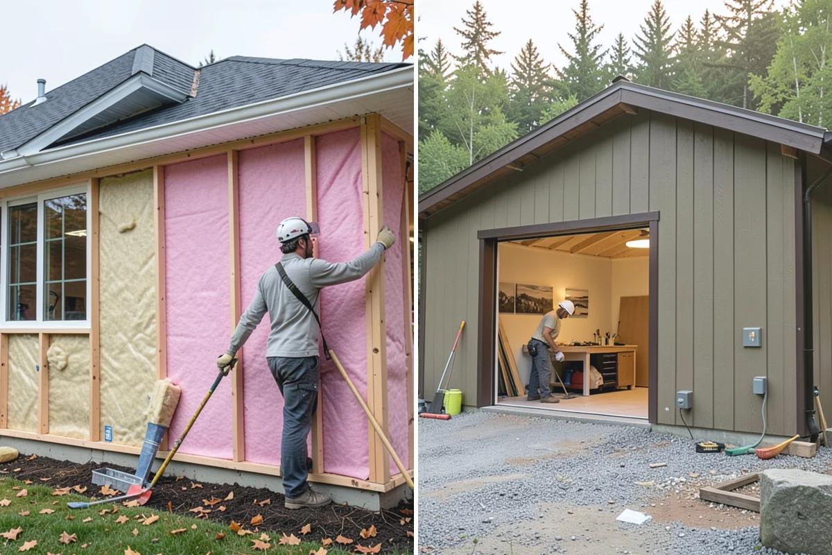 Brick Veneer Installation in Woodinville, King County, WA - Prepare the backing, flashing, and air gap