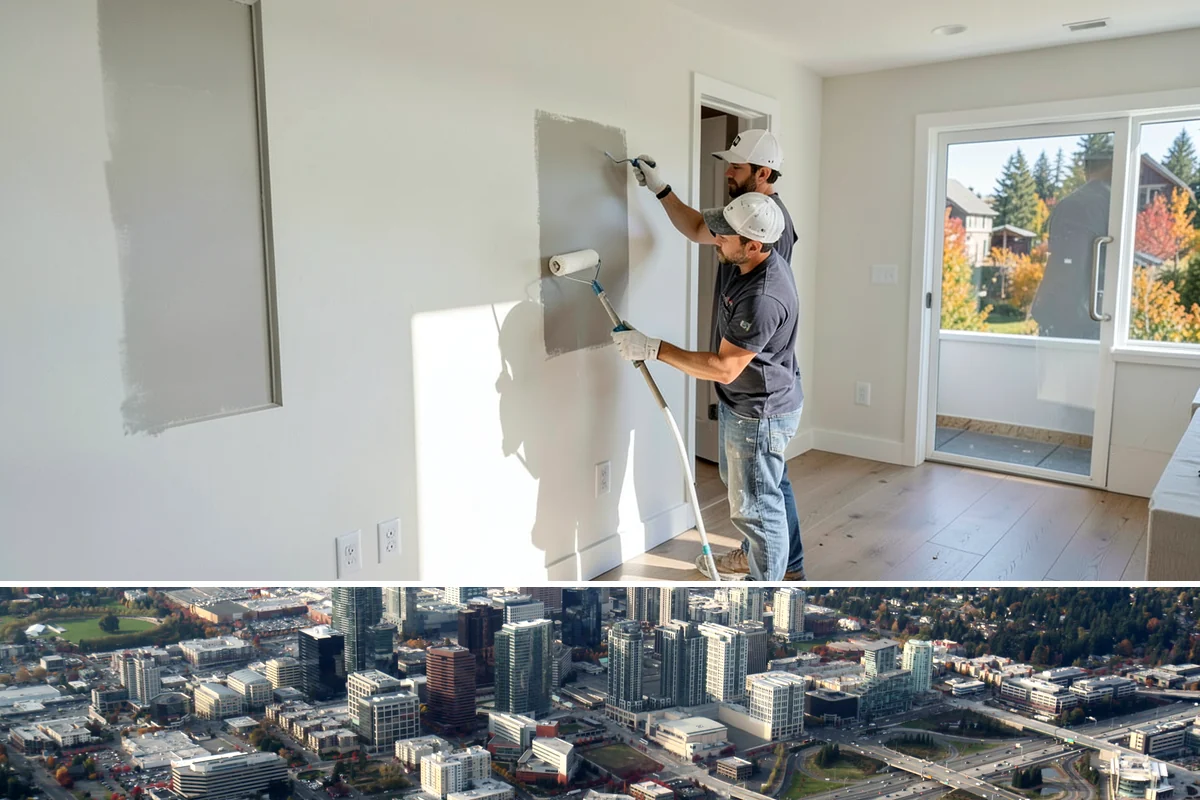 Built-In BBQ Construction in Bellevue, King County, WA - Summer construction lets sealants and masonry cure before the wet months set in.