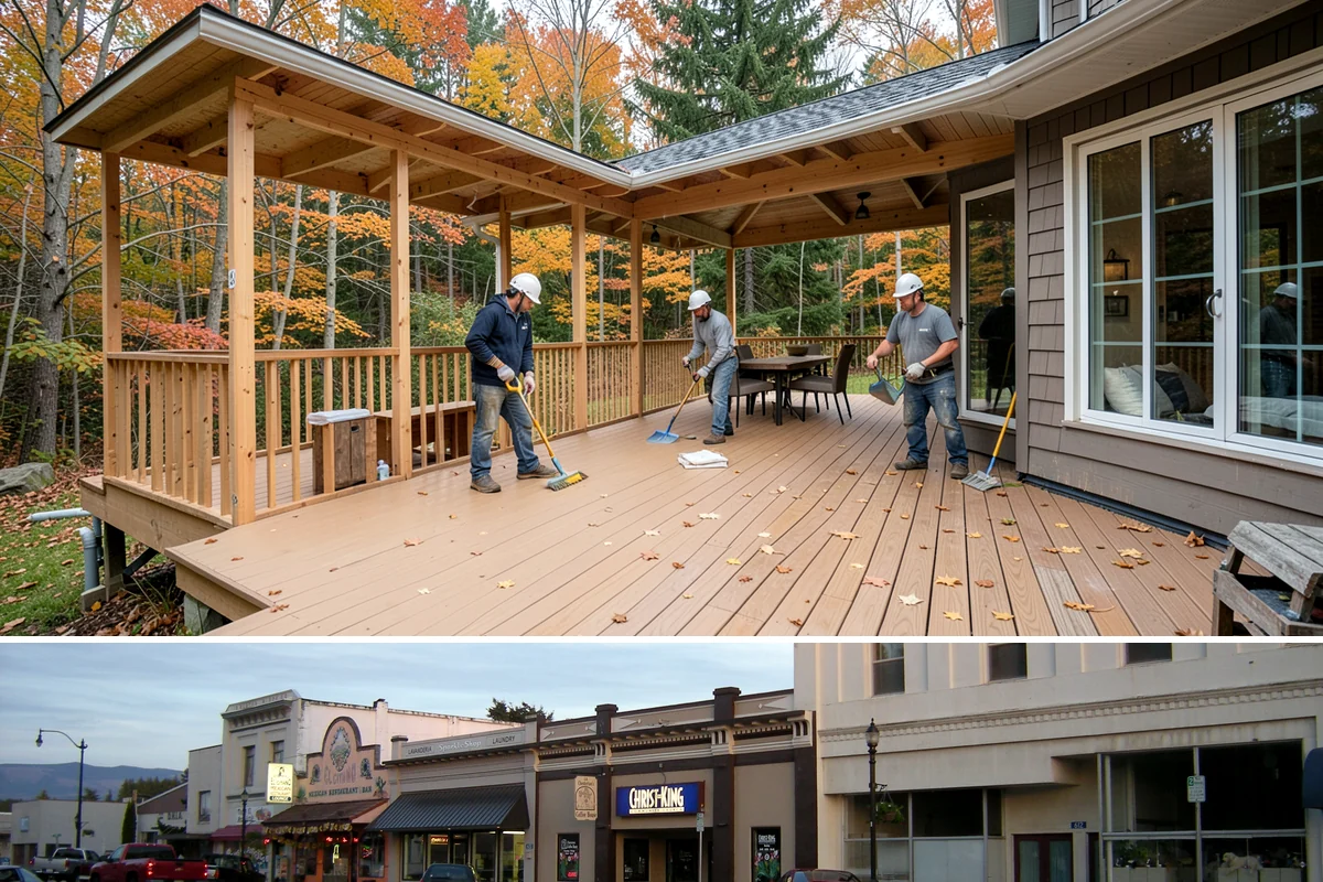 Built-In BBQ Construction in Burlington, Skagit County, WA - Summer construction lets sealants and masonry cure before the wet months set in.