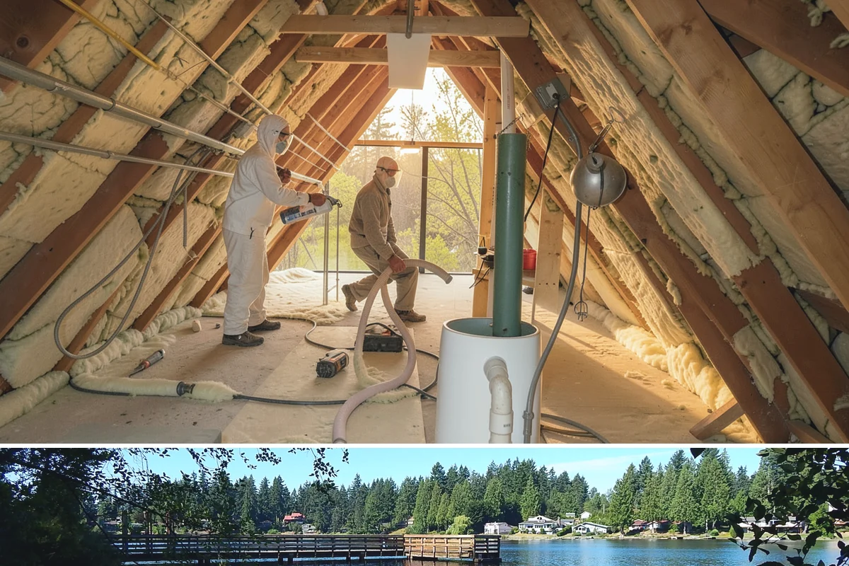 Built-In BBQ Construction in Federal Way, King County, WA - Summer construction lets sealants and masonry cure before the wet months set in.