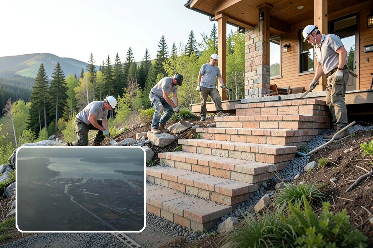 Built-In BBQ Construction in Fife, Pierce County, WA - Adds counter space and storage around your grill