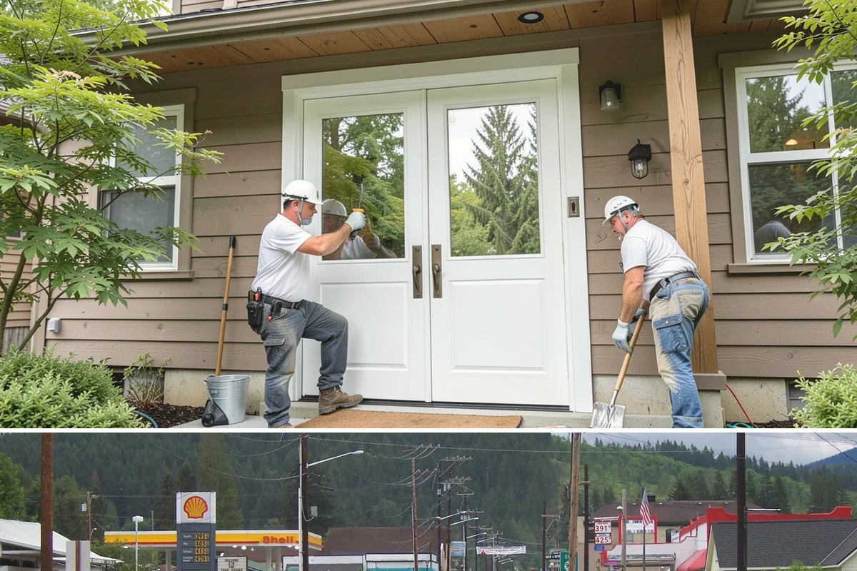 Built-In BBQ Construction in Granite Falls, Snohomish County, WA - Summer construction lets sealants and masonry cure before the wet months set in.