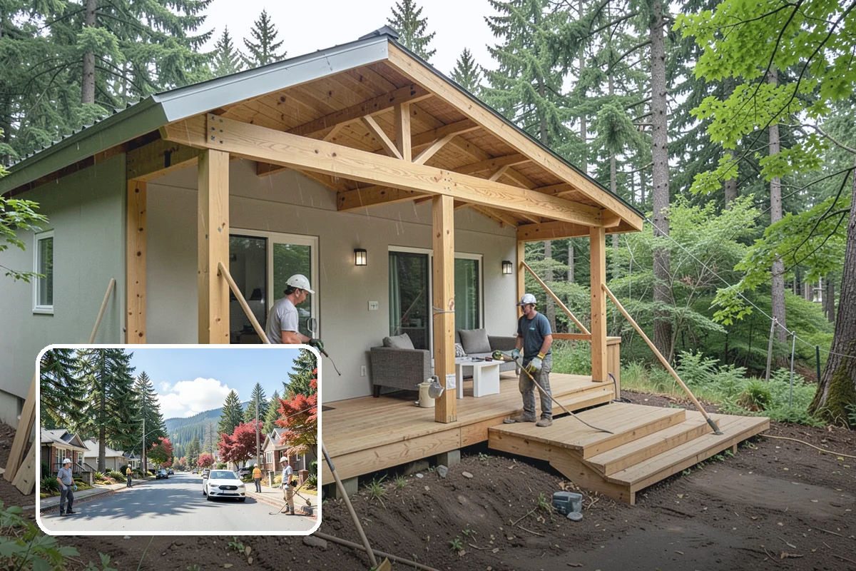 Built-In BBQ Construction in Hunts Point, King County, WA - Adds counter space and storage around your grill