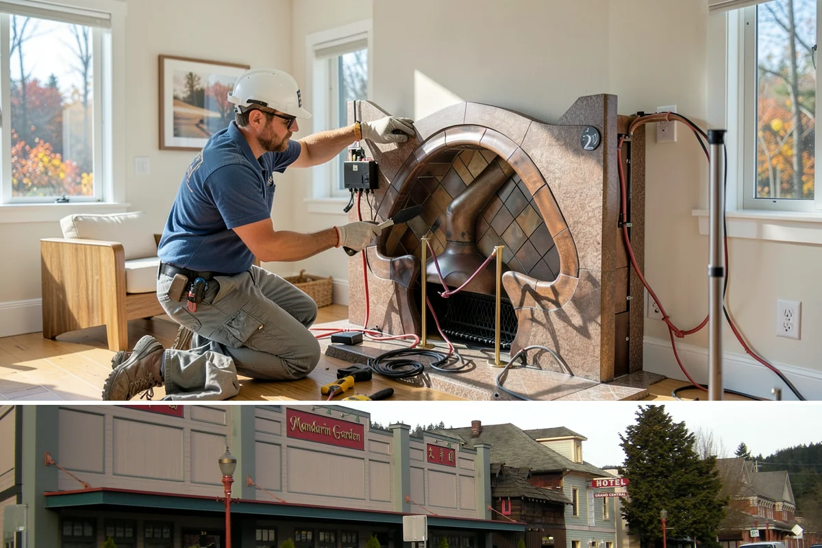 Built-In BBQ Construction in Issaquah, King County, WA - Summer construction lets sealants and masonry cure before the wet months set in.