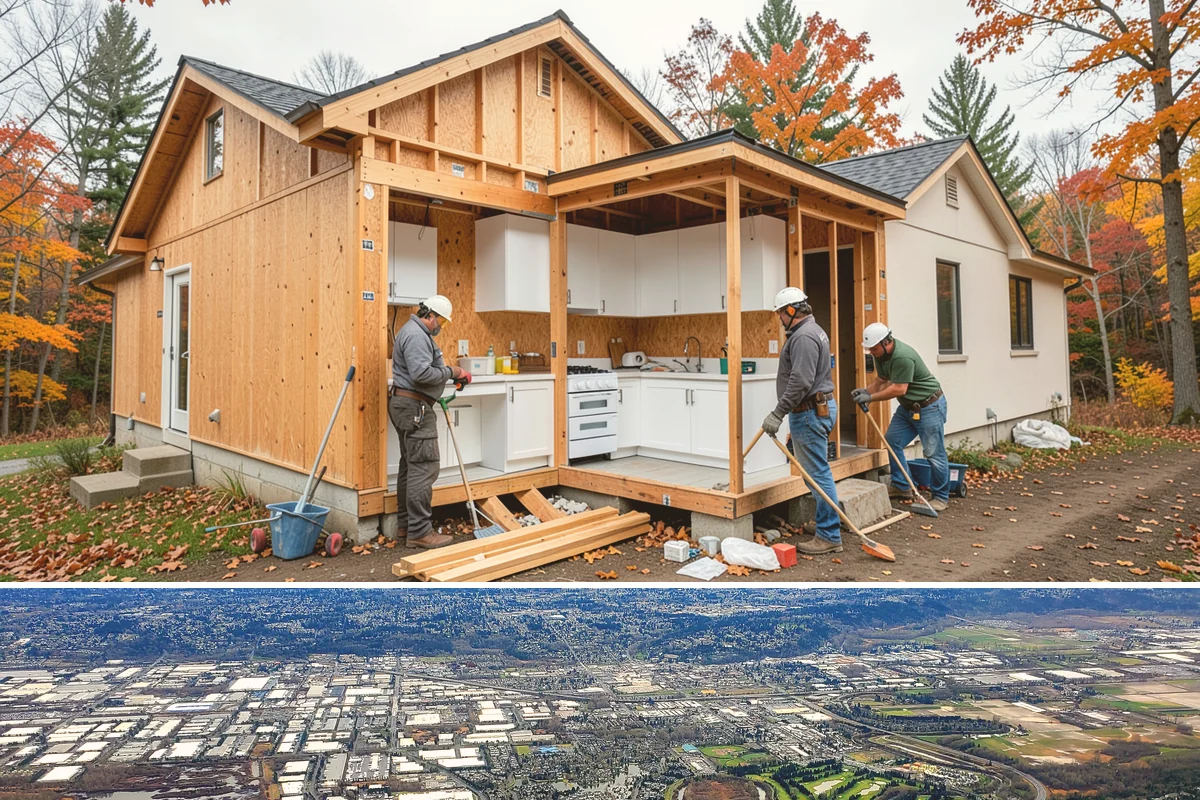 Built-In BBQ Construction in Kent, King County, WA - Summer construction lets sealants and masonry cure before the wet months set in.