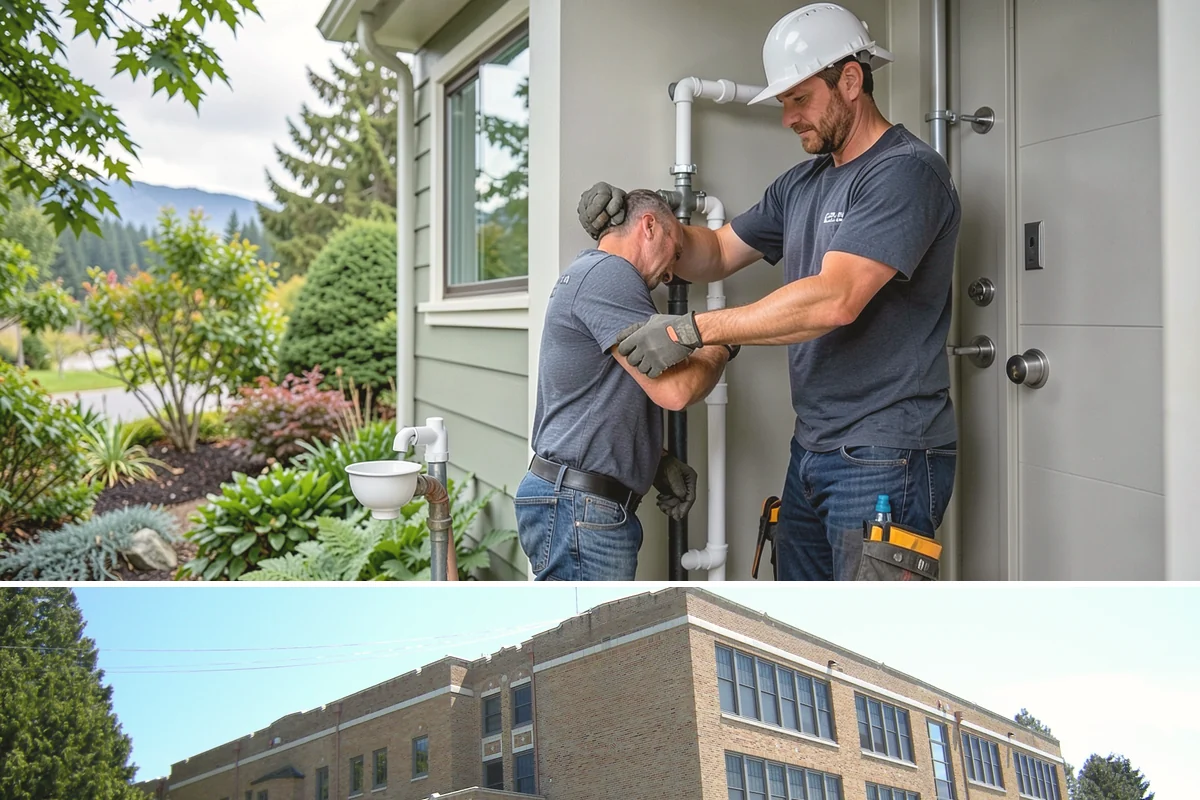 Built-In BBQ Construction in Maple Valley, King County, WA - Summer construction lets sealants and masonry cure before the wet months set in.
