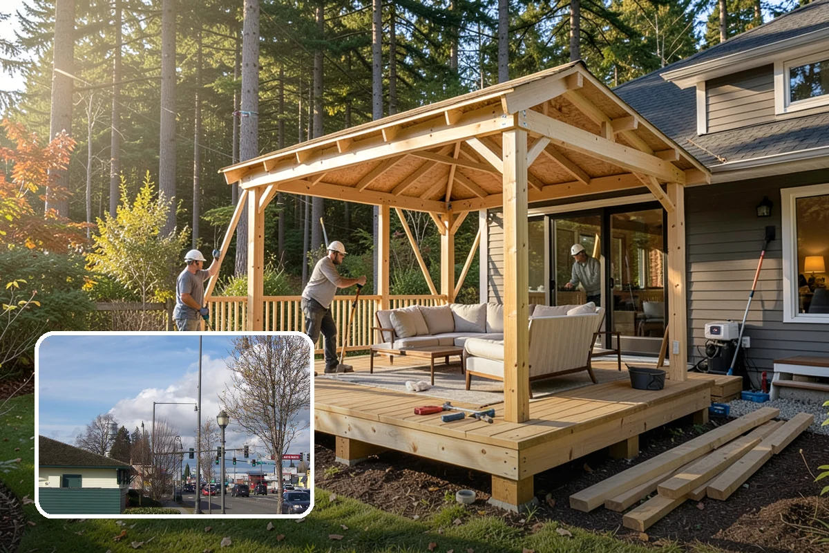 Built-In BBQ Construction in Marysville, Snohomish County, WA - Adds counter space and storage around your grill