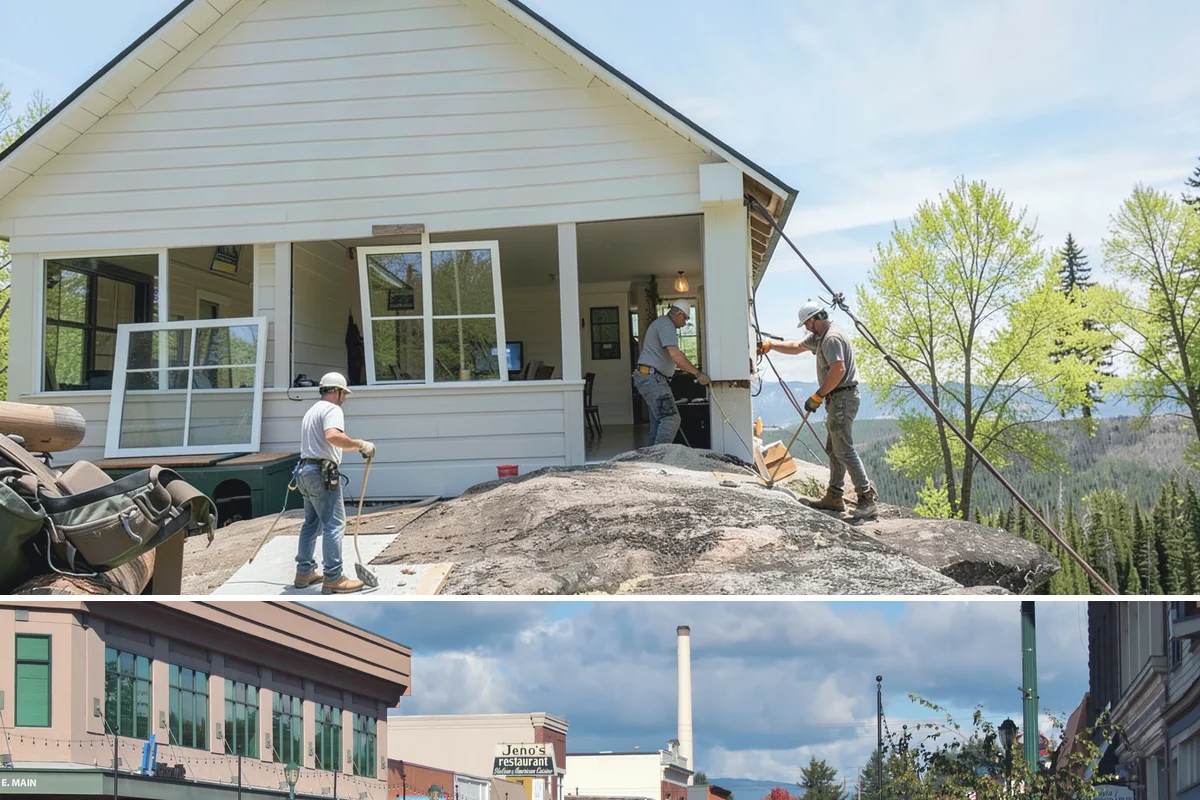 Built-In BBQ Construction in Monroe, Snohomish County, WA - Summer construction lets sealants and masonry cure before the wet months set in.