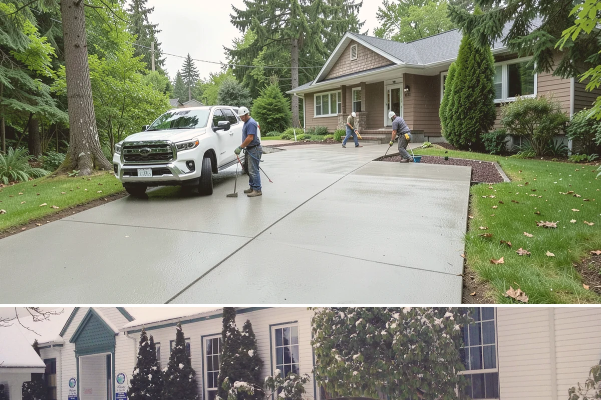 Built-In BBQ Construction in Pacific, King County, WA - Summer construction lets sealants and masonry cure before the wet months set in.