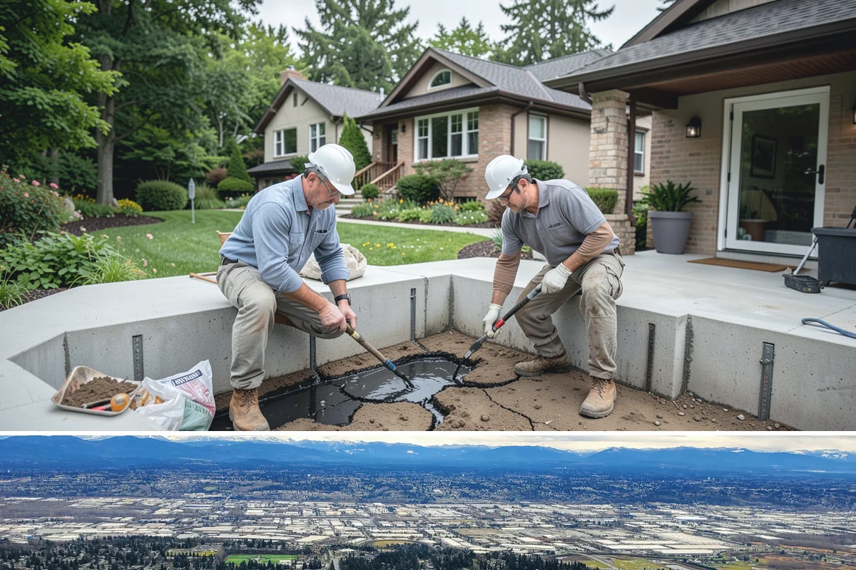 Built-In BBQ Construction in SeaTac, King County, WA - Summer construction lets sealants and masonry cure before the wet months set in.