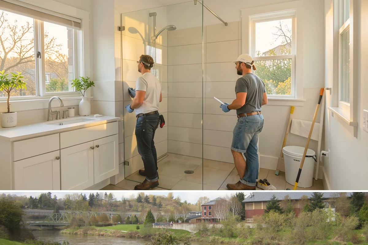 Built-In BBQ Construction in Tukwila, King County, WA - Summer construction lets sealants and masonry cure before the wet months set in.
