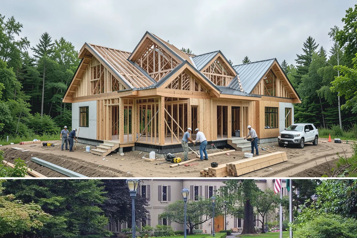 Built-In BBQ Construction in Woodinville, King County, WA - Summer construction lets sealants and masonry cure before the wet months set in.