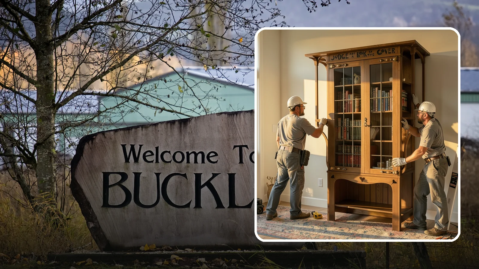 Built-In Bookcase Construction in Buckley, Pierce County, WA - Custom built-in bookcases crafted to fit your space and display books, decor, and memories beautifully.